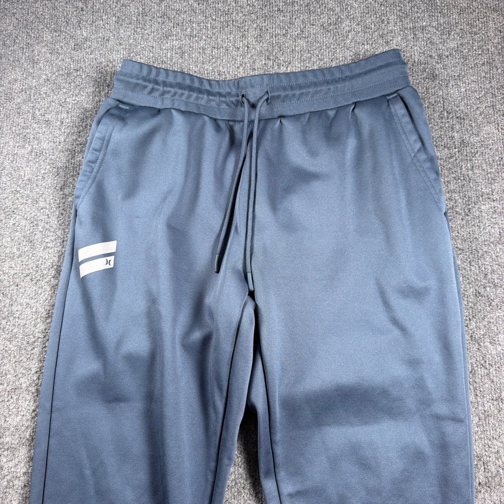 Hurley Exist Joggers Men Size M Gray Fleece Lined Athletic Pants Athlesiure - Picture 3 of 13